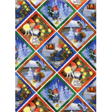 Gift Wrap  Tomtar Squares 23"x72"